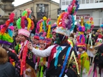 Figuras del carnaval en la Vibo Mask de Viana do Bolo